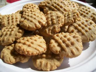Slice and Bake Peanut Butter Cookies