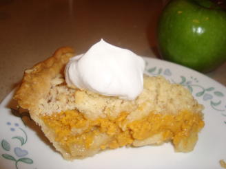 Crumb-Topped Apple & Pumpkin Pie
