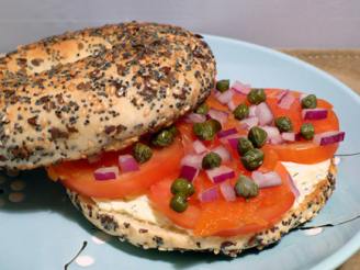 Bagels With Smoked Salmon (Ww)