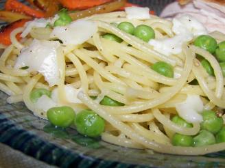 Oodles of Noodles - Peas and Parmesan Variation