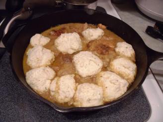 Chicken Fricassee With Herb Dumplings