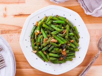 Spicy Stir-Fried Green Beans and Scallions