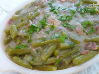 Oma's Country Green Beans With Bacon & Onion (Gruene Bohnen)