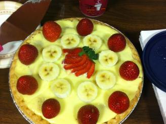 Strawberry Banana Cream Pie