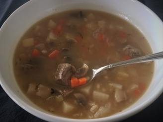Nif's Hearty Healthy Beef Barley Soup