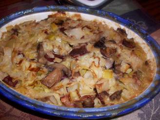 Mightyro's Bacon, Leeks and Cabbage Casserole