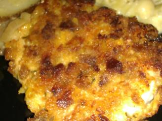 Stove Top Coated Baked Pork Chops