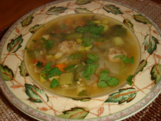 Betty's Turkey Meatball Soup