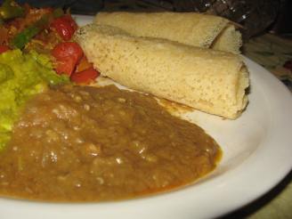 Ethiopian Spicy Split Lentil Stew  (Yimser Wot)