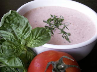 Easy-Peasy Creamy Tomato Basil Soup