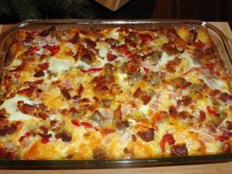 Easter Cheesy Breakfast Casserole Recipe - Food.com