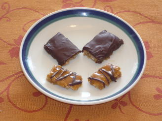 Gluten-Free Chocolate Caramel Crisp Bars