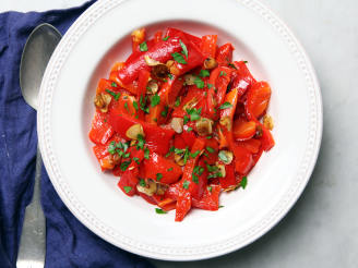 Roasted Red Bell Peppers With Sherry Vinegar