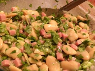 Fava Bean Salad With Jamon and Fresh Mint