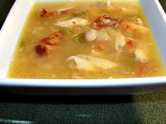 Chicken, Bacon and White Bean Soup Portuguese Style