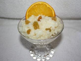 Orange Rice Pudding With Golden Raisins (Crock Pot)