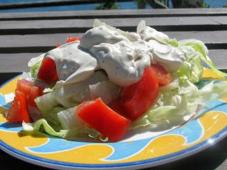 Nif's Creamy Garlic Salad Dressing