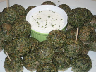 Mom's Spinach Meatballs