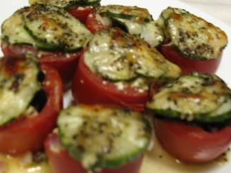 Marmie's Baked/Grilled Stuffed Greek Style Tomatoes