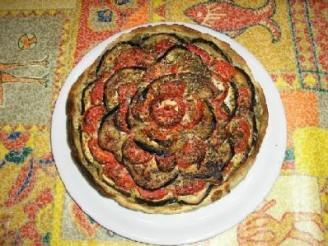 Aubergine and Tomato Crostata ( Italian Rustic Pie)