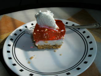 Strawberry Jello Pretzel Pie