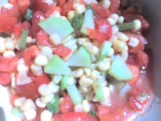 Chayote, Corn & Tomato Salad