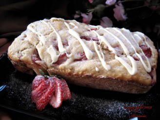 White Chocolate Strawberry Loaf