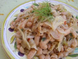 Braised Fennel and White Beans