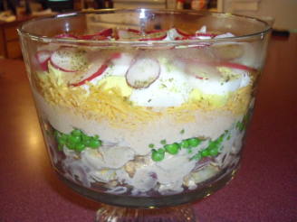 Seven Layer Potato Salad