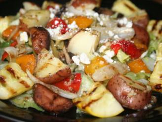 Grilled Vegetable Salad With Tarragon Vinaigrette
