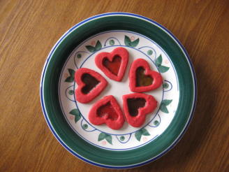 Valentine Stained Glass Cookies