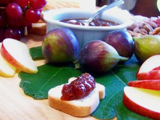 Fresh Fig and Ginger Chutney from the Auberge
