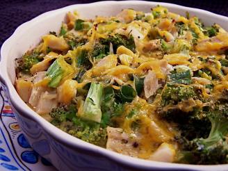 Small Tuna and Broccoli Crust-Less Quiche