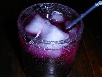 Alton Brown's Blueberry Soda from Good Eats (Food Network)