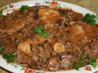 Pork Scaloppine With Wild Mushrooms