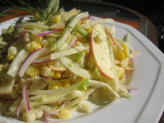 Fennel Salad With Apples and Fresh Corn