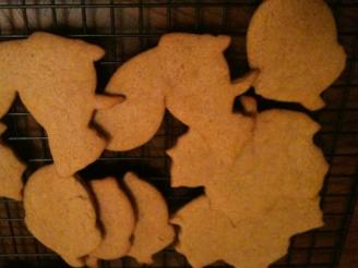 Holiday Gingerbread Cutout Cookies