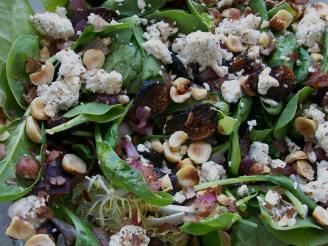 Warm Spinach and Dried Fig Salad from Sun-Maid