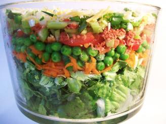 Skinny Bride's Guide to Layered Vegetable Salad