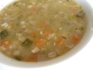 Brown Rice & Vegetable Soup