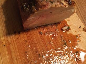 Roast Pork Loin With Garlic, Rosemary & Thyme