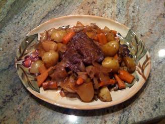 Braised Buffalo (Or Beef) Pot Roast