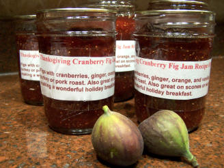 Thanksgiving Cranberry Fig Jam