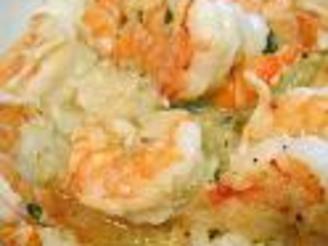 Cheats Garlic Butter Shrimp (Prawns) and Mushroom Risotto