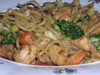 Tangy Thai Pork With Noodles