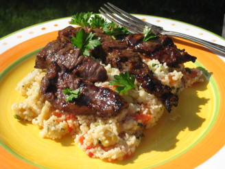 Moroccan Beef With Honey Spice Couscous