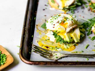 Quick California-Style Ham and Eggs Benedict
