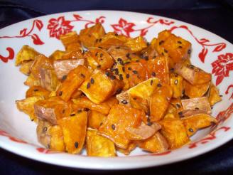 Fried Sweet Potatoes With Honey