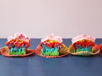 Rainbow Bright Cupcakes