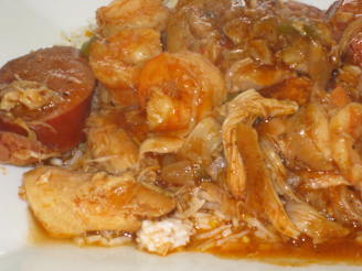 Sarasota's Crock Pot Chicken, Sausage and Shrimp